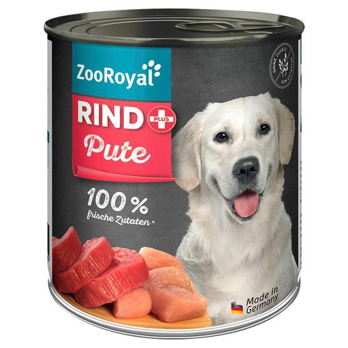 ZooRoyal Rind + Pute 6x800g