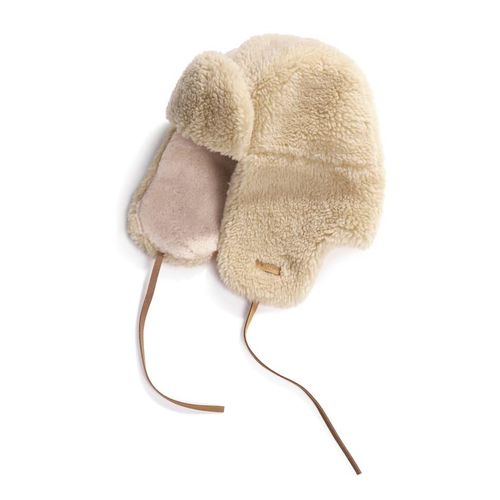 Fliegermütze, creme-weiß, Gr. One Size