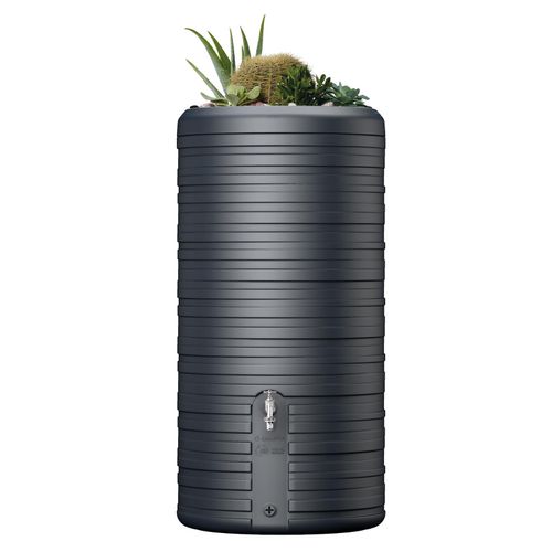 GARANTIA NORDIC 2in1 Regenspeicher 300 Liter, inkl. Pflanzschale - versch. Ausführungen