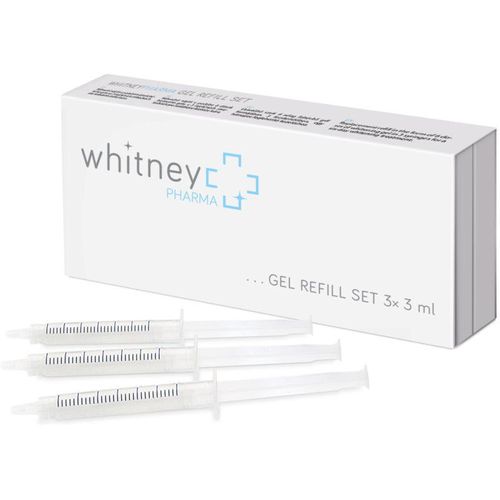 WhitneyPHARMA Gel refill set navulling om op milde wijze tanden te bleken 3x3 ml