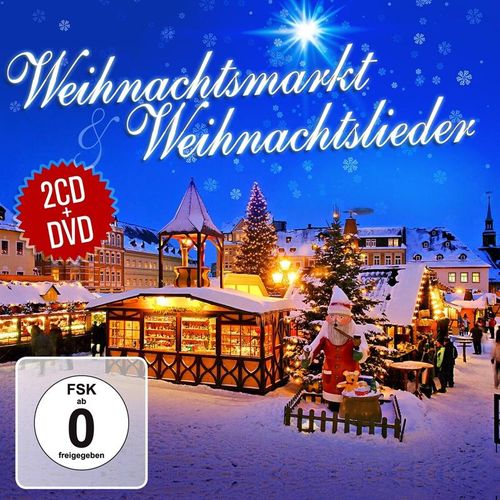 Weihnachtsmarkt & Weihnachtslieder.2cd+Dvd - Various. (CD mit DVD)