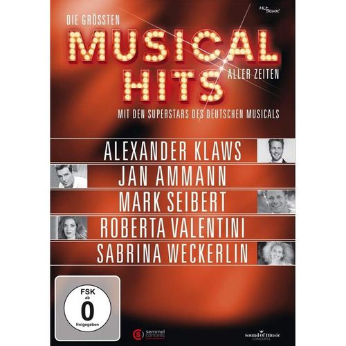 Die Größten Musicalhits Aller Zeiten - Alexander Klaws, Jan Ammann, Mark Seibert, We. (DVD)