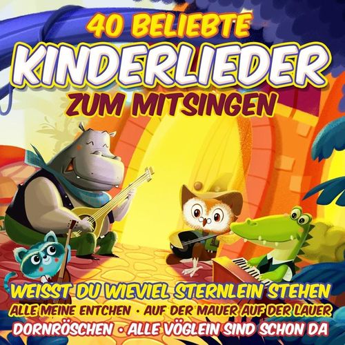 40 beliebte Kinderlieder zum Mitsingen 2CD - Various. (CD)