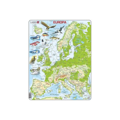 Larsen Puzzle Puzzle - Europa (physisch)