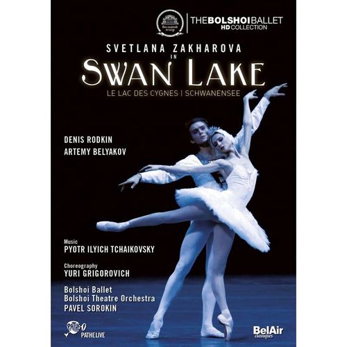 Schwanensee - S. Zakharova, D. Rodkin, Bolschoi-Ballett. (DVD)