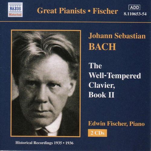 Wohltemperierte Klavier Buch 2 - Edwin Fischer. (CD)
