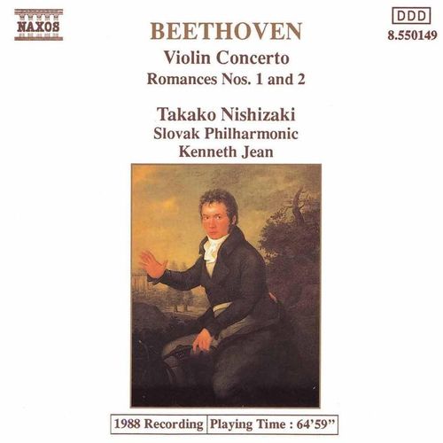 Violinkonzert/Violinromanzen - T. Nishizaki, K. Jean, Slp. (CD)