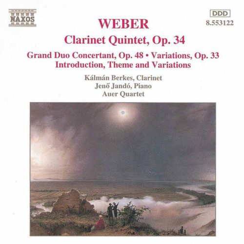 Klarinettenquintett Op.34/+ - Berkes, Jando, Auer-Quartett. (CD)