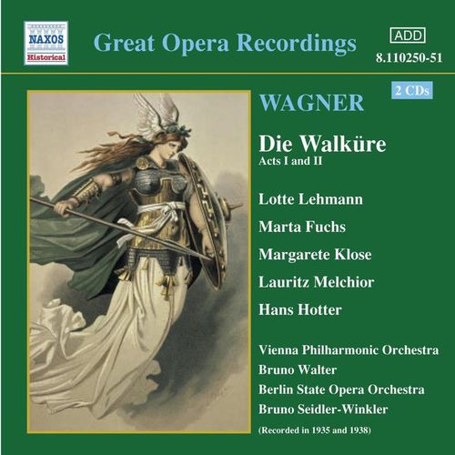 Die Walküre - Walter, Lehmann, Fuchs. (CD)