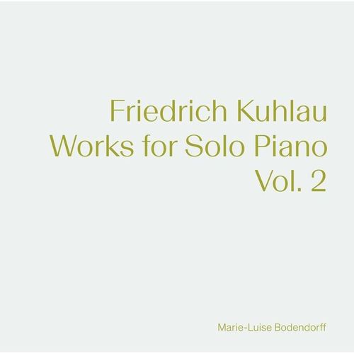 Werke Für Klavier Solo,Vol.2 - Marie-Luise Bodendorff. (CD)