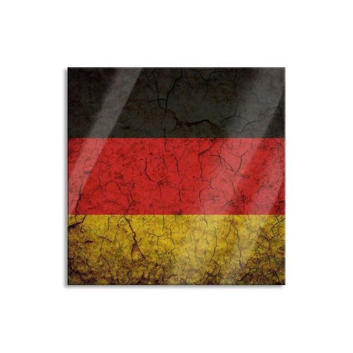 Pixxprint Glasbild Deutschlandfahne