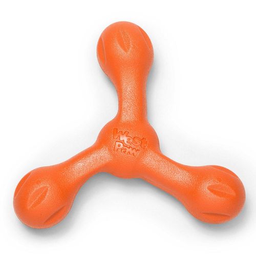 West Paw Echo Skamp Hundespielzeug, 22 cm, rot