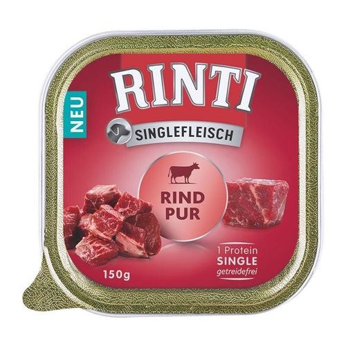 Rinti Singlefleisch Pur Schale, 10 x 150 g Rind Pur