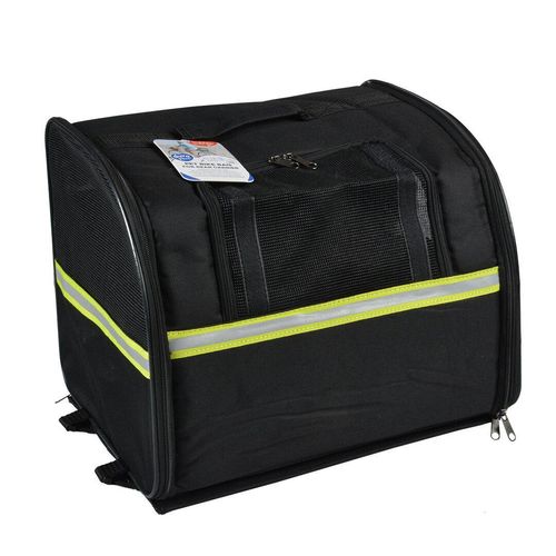 Duvo+ Hunde Fahrrad Packtasche für Gepäckträger, 36x28x30cm - max. 7kg schwarz