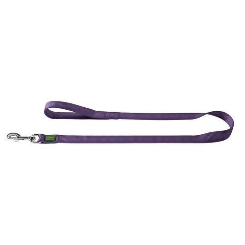 Hunter Hundeleine Nylon, 1,00 m, 20 mm breit, violett