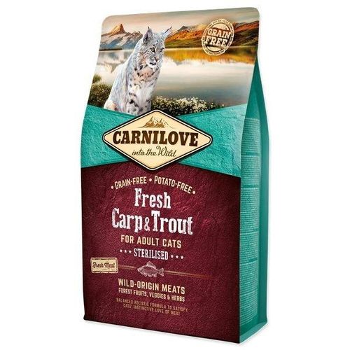 Carnilove Katzenfutter Fresh Carp & Trout Sterilised, 6 kg