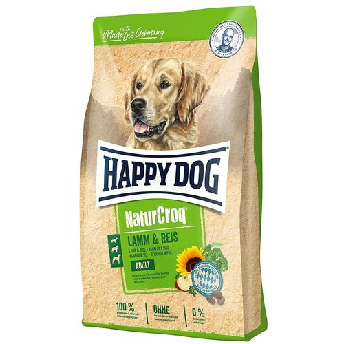 Happy Dog Naturcroq Lamm Reis Hundefutter, 4 kg