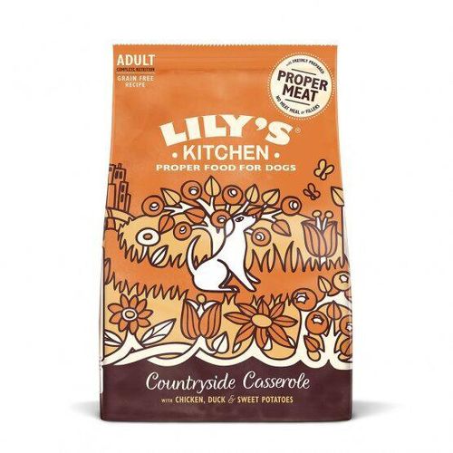 Lily's Kitchen Countryside Casserole Hundefutter, Chicken, Duck & Sweet Potatoes, 12 kg