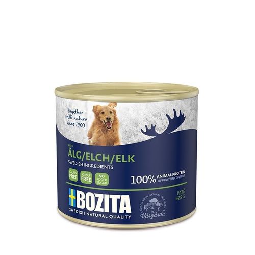 Bozita Dog Dose Pate Hundefutter Dosen, Rind 6x625g