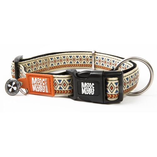 Max & Molly Smart ID Hundehalsband Ethnic, L - 39-62 cm