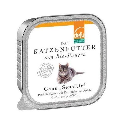 defu Katzenfutter Gans "Sensitive" Pâté, 16 x 100 g