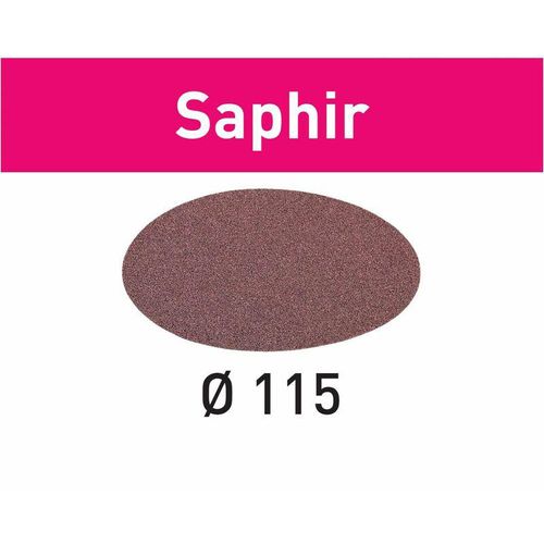 Schleifscheibe stf D115/0 P24 SA/25 Saphir – Festool