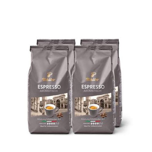 Espresso Aromatisch – 4x 1 kg Ganze Bohne