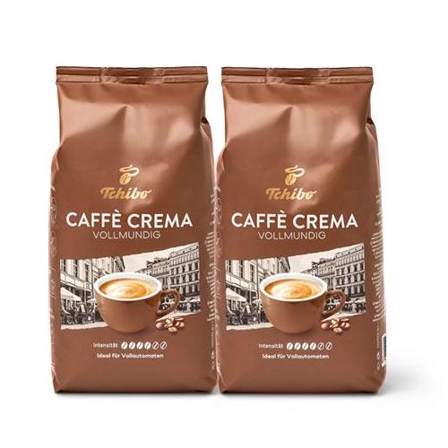 Caffè Crema Vollmundig - 2x 1 kg Ganze Bohne