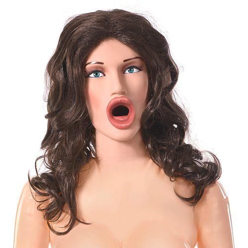 Liebespuppe „B.J. Betty“, mit 3D-Gesicht und 3 Lust-Öffnungen