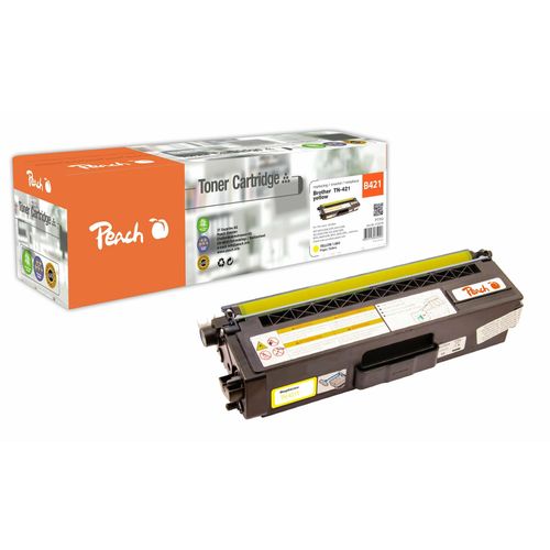 Peach B421 Y Toner ye ersetzt Brother TN-421Y für z.B. Brother MFCL 8690 CDW, Brother MFCL 8900 CDW, Brother HLL 8360 CDW, Brother DCPL 8410 CDN (wiederaufbereitet)