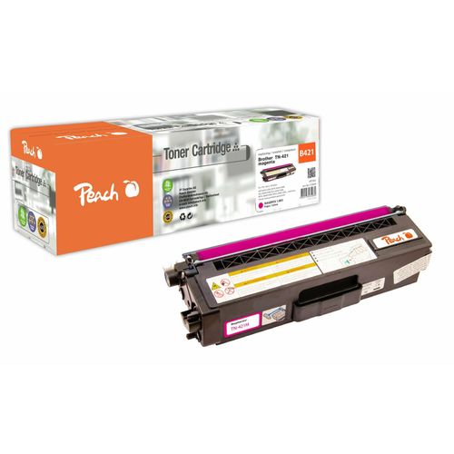 Peach B421 M Toner ma ersetzt Brother TN-421M für z.B. Brother DCPL 8410 CDW, Brother MFCL 8690 CDW, Brother DCPL 8410 CDN, Brother HLL 8260 CDW (wiederaufbereitet)
