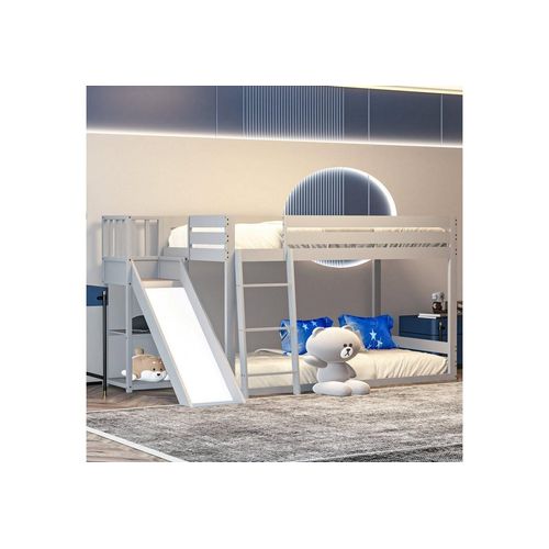 WISHDOR Kinderbett Kinderbett 90*200 mit Lattenrost