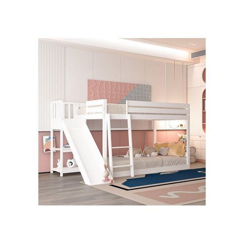 WISHDOR Kinderbett Kinderbett 90*200 mit Lattenrost