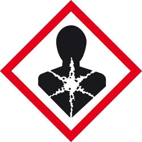 SafetyMarking 31.B1043 GHS-Gefahrenpiktogramm 08 Gesundheitsgefahr Folie selbstklebend (B x H) 37 mm x 37 mm 500 St.
