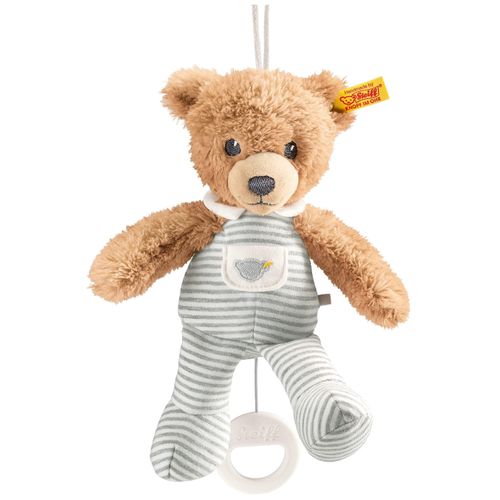 Spieluhr STEIFF "Schlaf-gut-Bär Spieluhr, grau/weiß" Spieluhren grau (grau, natur) Kinder Altersempfehlung
