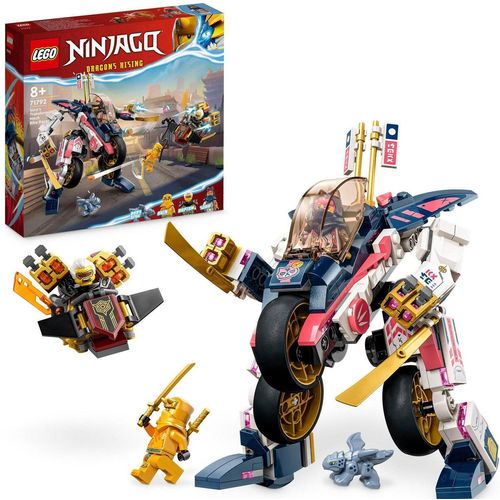 LEGO® Konstruktionsspielsteine Soras Mech-Bike (71792), LEGO® NINJAGO, (384 St), Made in Europe, bunt