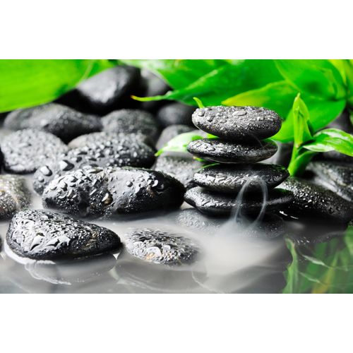 Papermoon Fototapete »Zen Basalt Stones«