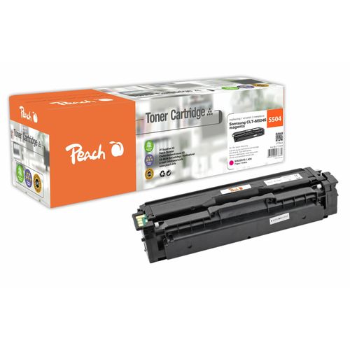 Peach S504 Toner ma ersetzt Samsung CLT-M504S/ELS, SU292A für z.B. Samsung CLP -410, Samsung CLP -415 N, Samsung CLP -415 NW, Samsung CLX -4100 (wiederaufbereitet)