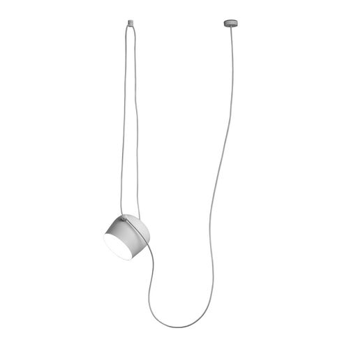 Flos - AIM Small LED-Pendelleuchte mit Baldachin, weiß