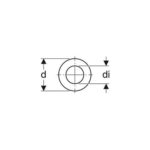 Geberit Flachdichtung für Spülventil für Aufputz-Spülkästen Aufputz 025 und Aufputz 125 Außendurchmesser 58mm 816179001