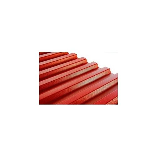 PVC-Wellplatte Trapez 70/18 200 x 90 cm 1,2 mm rot