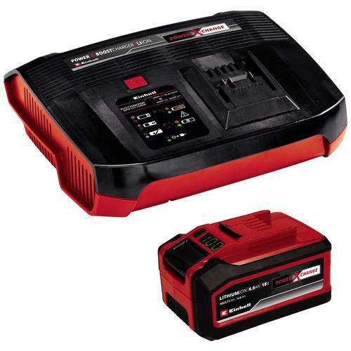 Einhell 18V 4-6Ah & 6A Boostcharger PXC Power X-Change PLUS 4512143 Werkzeug-Akku und Ladegerät 18 V 6 Ah Li-Ion