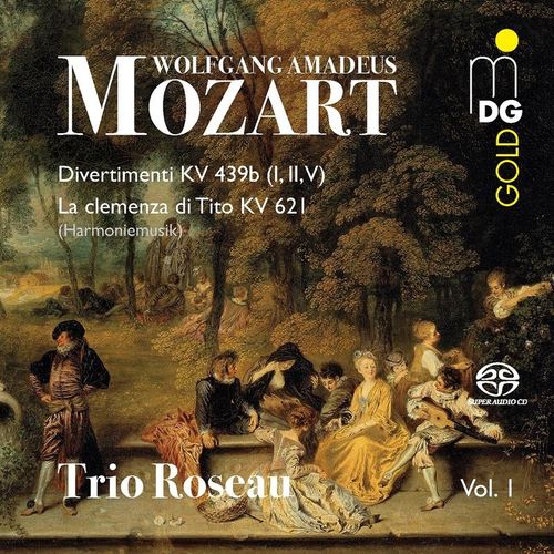 Divertimenti Kv 439b (I,Ii,V) La Clemenza Di Tito - Trio Roseau. (Superaudio CD)