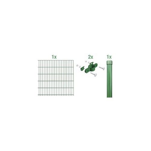 Alberts Komplettset Einstabmatten 2 m 100 cm 8/6/4 grün