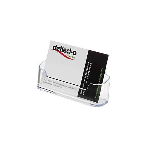 deflect-o Visitenkartenhalter/DE70101, 93x35x45mm, Inhalt für 50 Karten.