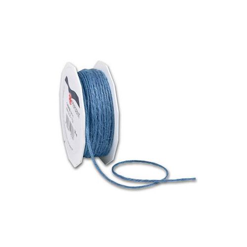 PRÄSENT Kordel Jute matt blau 2,0 mm x 25,0 m