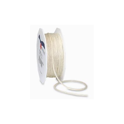 PRÄSENT Kordel Jute matt weiss 2,0 mm x 25,0 m