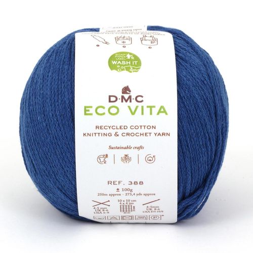 Eco Vita DMC, Enzianblau, aus Baumwolle