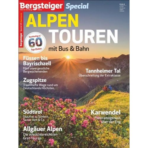 Bergsteiger Special 28: Alpentouren mit Bus & Bahn, Geheftet