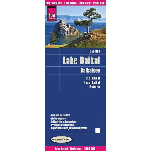 Reise Know-How Landkarte Baikalsee / Lake Baikal (1:550.000) - Peter Rump, Karte (im Sinne von Landkarte)
